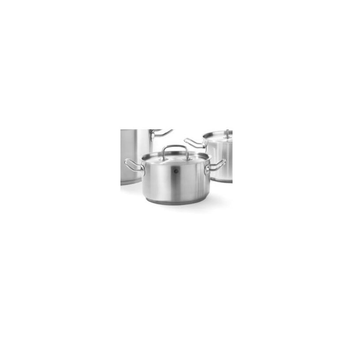 Hendi stainless steel cooking pan ø20cm 3.5l induction
