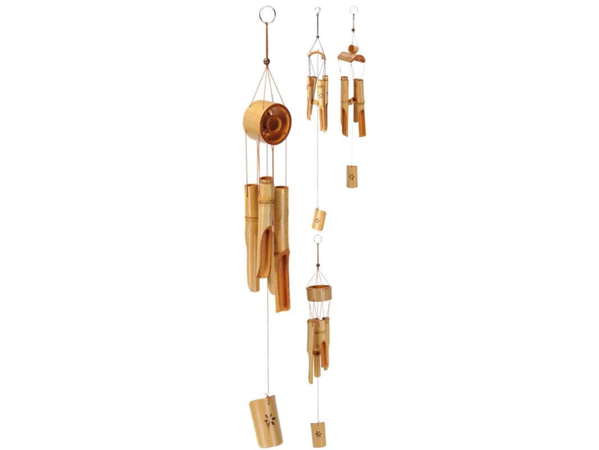 Pro garden wind chime bamboo 6x10x75cm