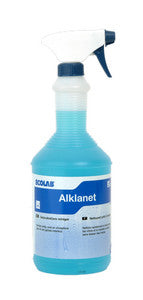 Ecolab Alklanet środek do czyszczenia szkła w butelce ze sprayem (1 litr)