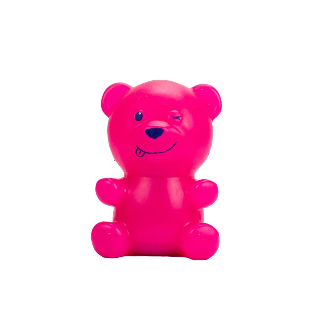 Jiggly pets gummymals gummy bear 12 cm + licht en geluid roze