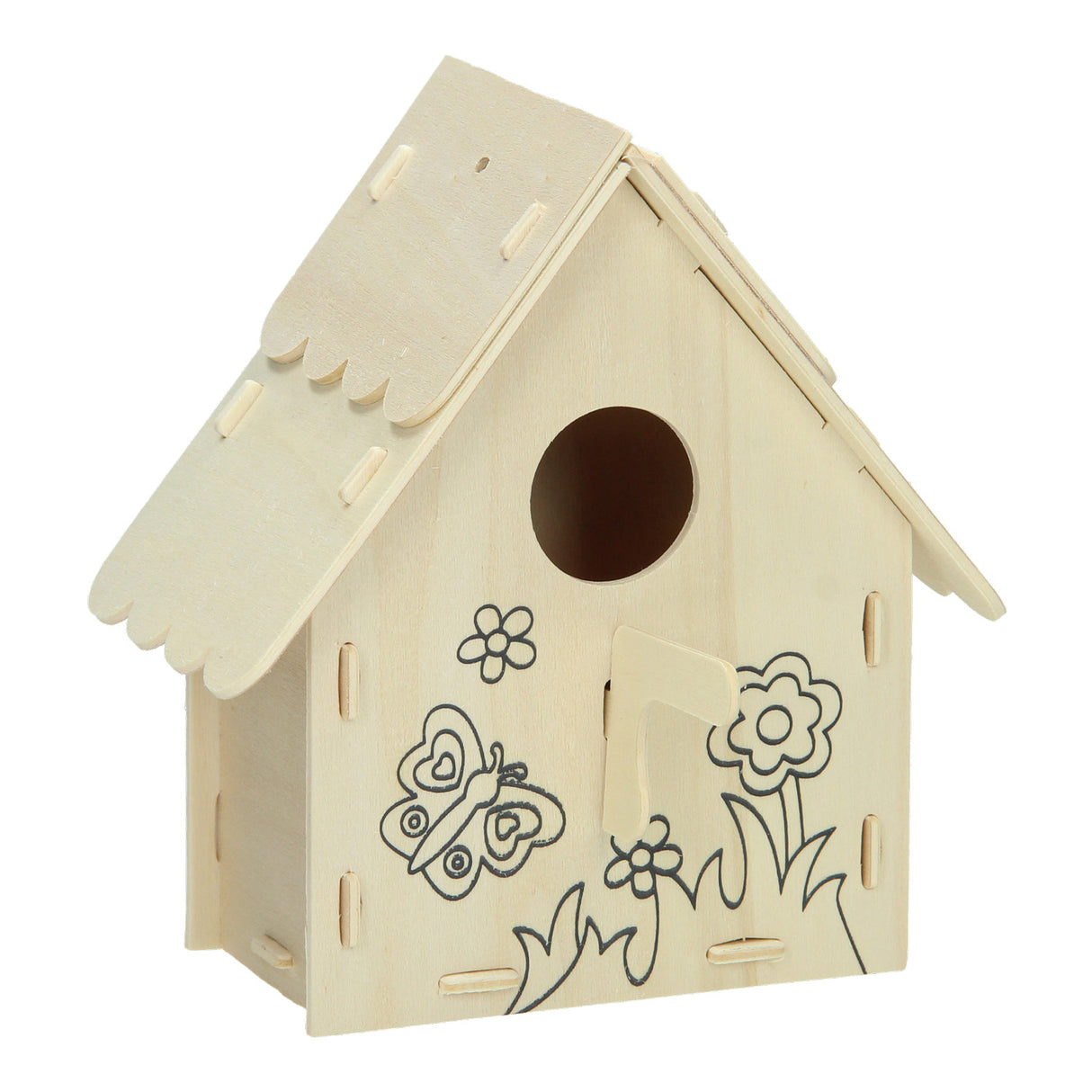 Lobbes Make your own wooden birdhouse, Variation B