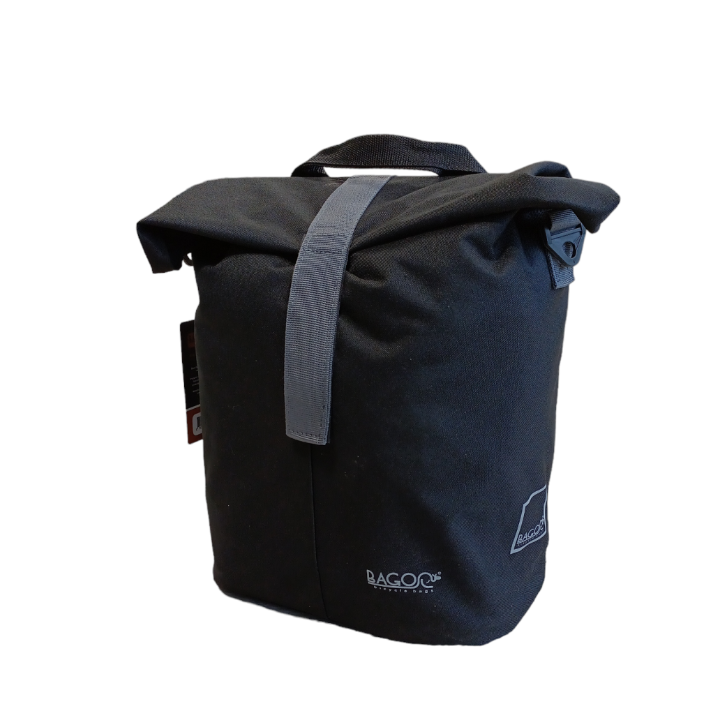 Bagoo single shopper bike bag. 14ltr