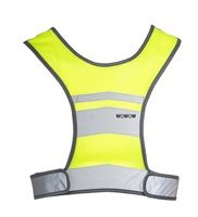 Wowow reflective vest nova jacket led size m yellow
