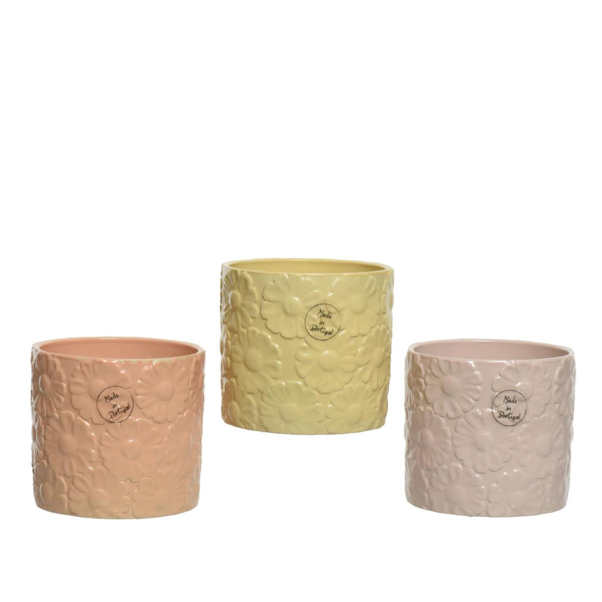 Decoris flower pot ceramic ø12.8x13.1cm
