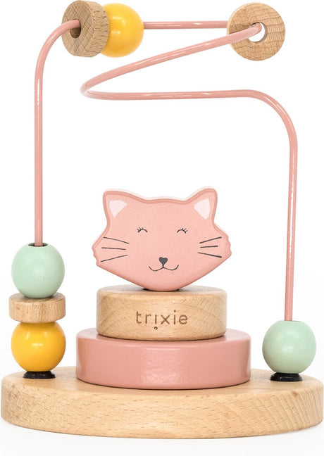 Trixie wooden motor skills spiral - Mrs. Cat