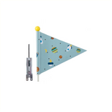 Pexkids Rocket Blue Security Flag with Rocket Print