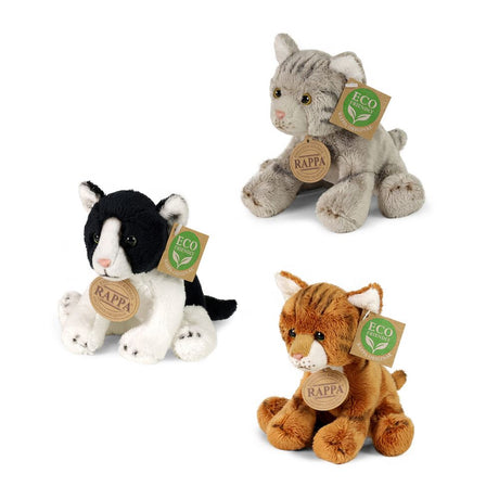 Plush cats assorted 14 cm environmentally friendly