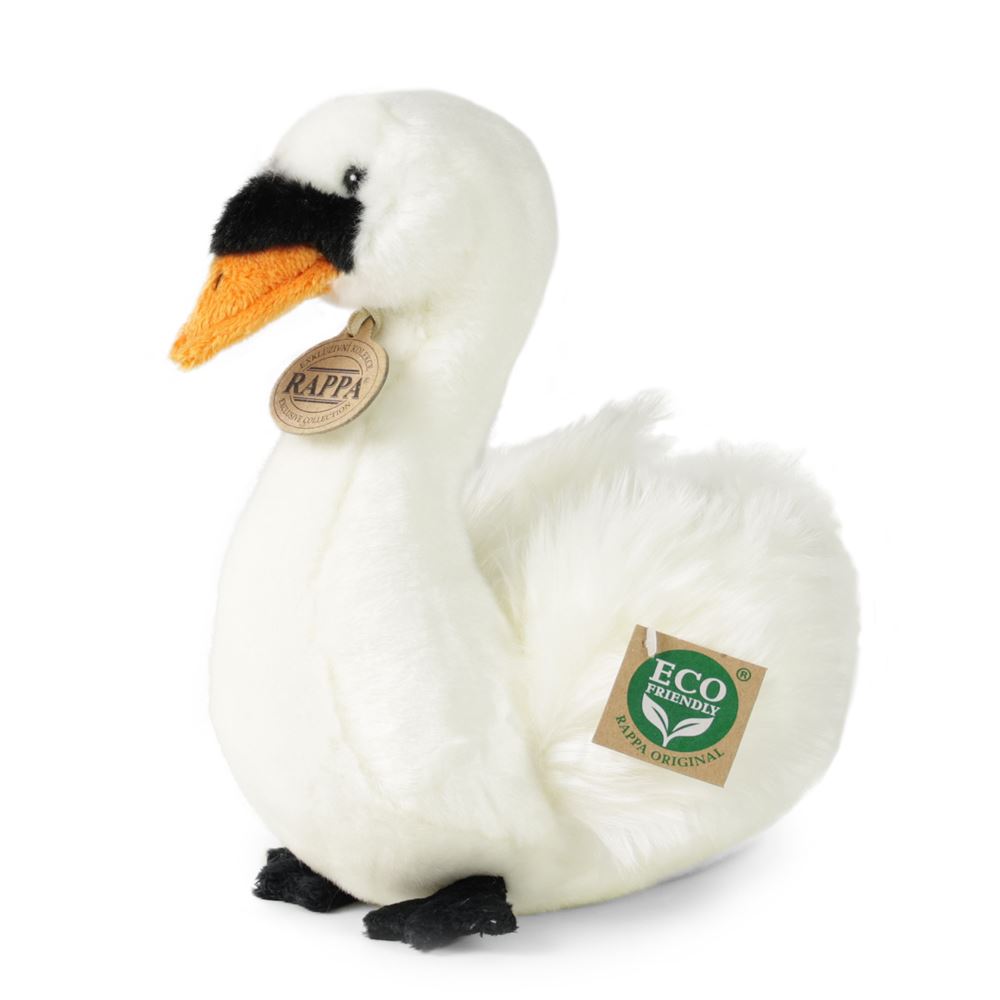 Plush swan 23 cm eco-friendly