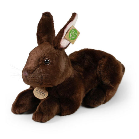 coinín donn Plush 33 cm cairdiúla don chomhshaol