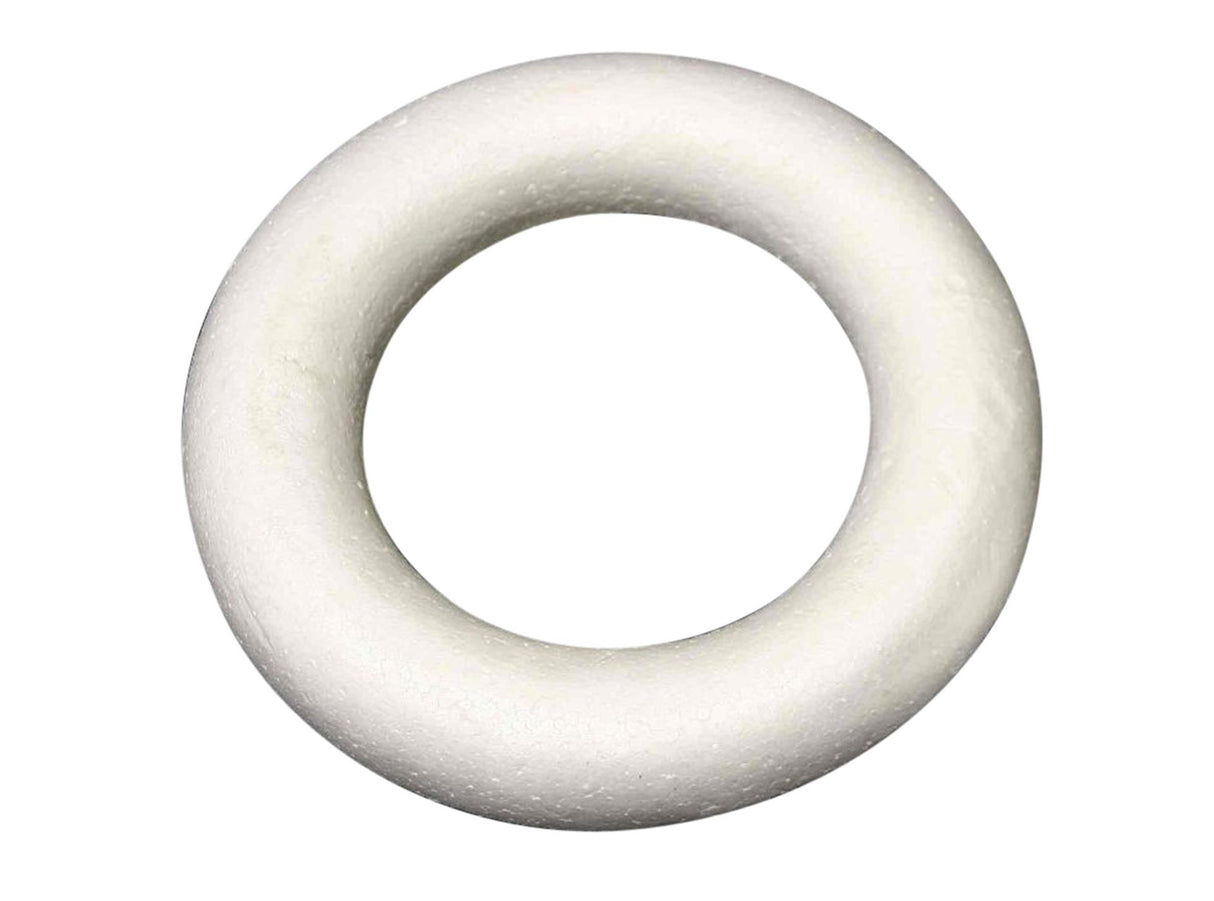 Hbx natural living styrofoam ring flat side ø25cm