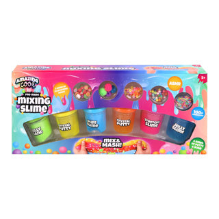Amazing cool mega slime mix set 6 jars with accessories | 2 pcs