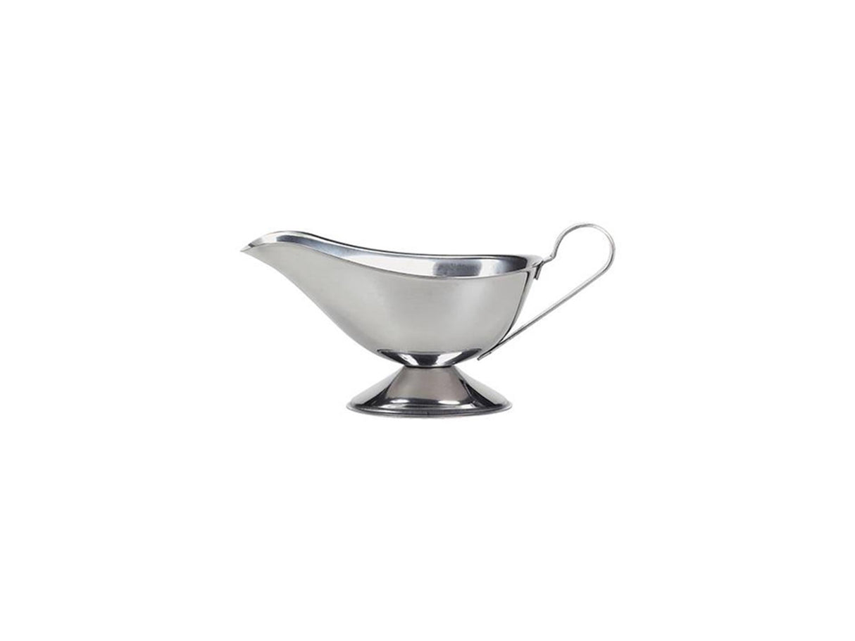Stainless steel gravy boat on foot 140ml