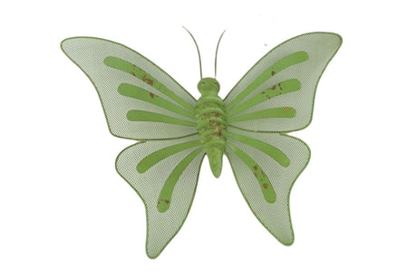Hbx natural living deco butterfly fab 44x3,5x33cm metall
