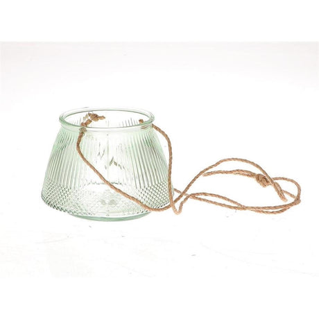 Hbx natural living závěsná lucerna linie ø11xh15cm zelená