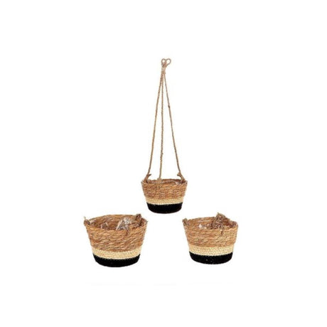 Hbx přírodní obývací přívěsek makka set a 3 ø14 ø16 ø18cm