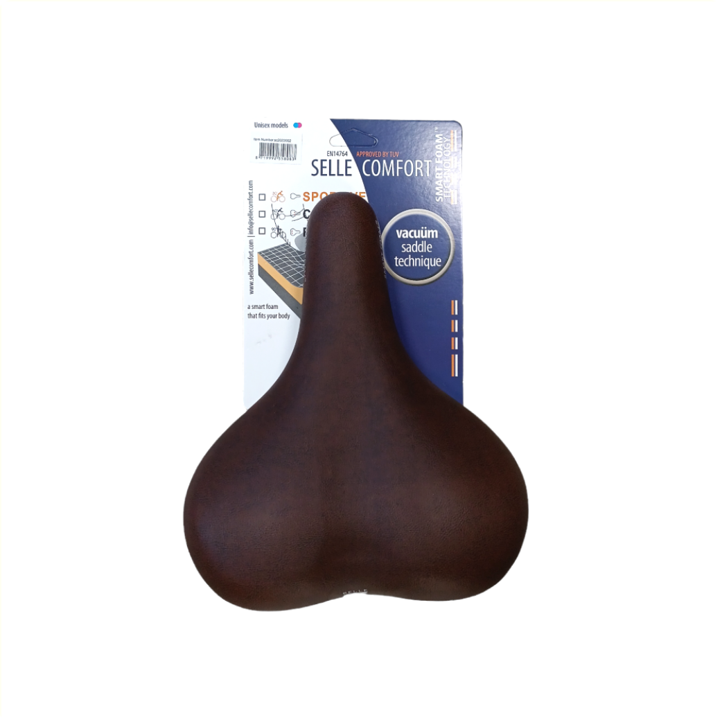 Selle comfort saddle active, brown