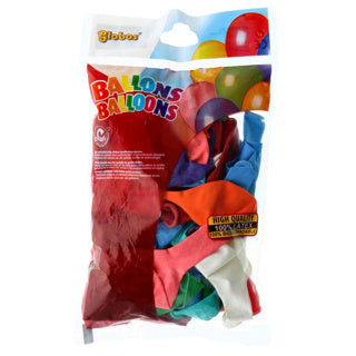 Balony Globos wielokolorowe 50 sztuk