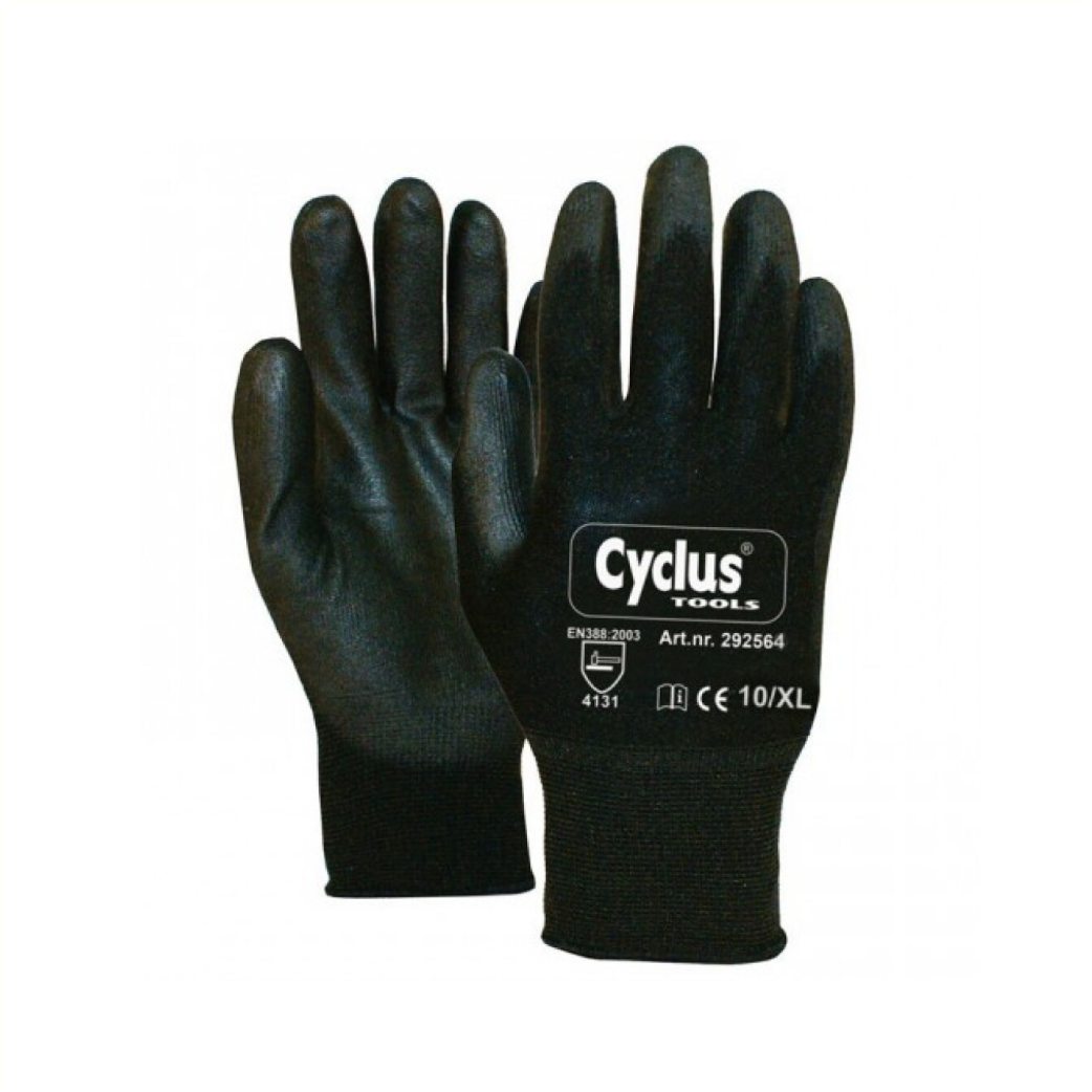 Cycplus Work Gloves Pu-Flex XL (10) Nero