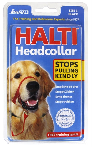 Die Firma der Tiere Kompanie der Tiere Halti Headcollar Black