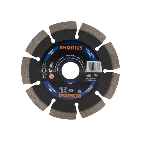Diamond cutting disc alphaline 125x10