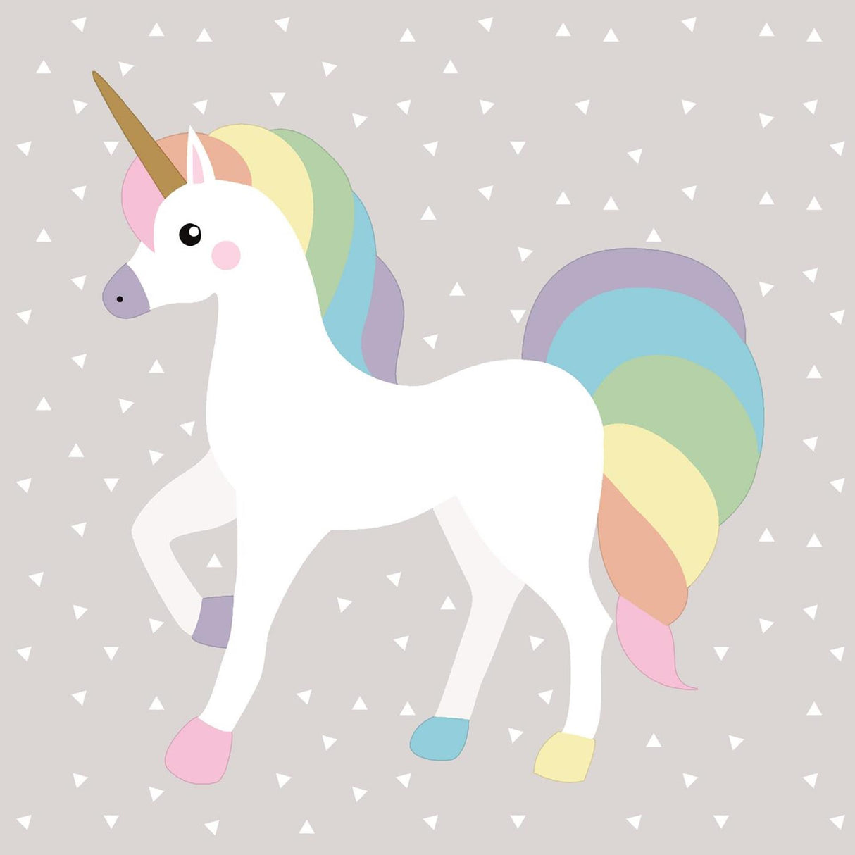 Papstar napkins unicorn 3-layer 33x33cm