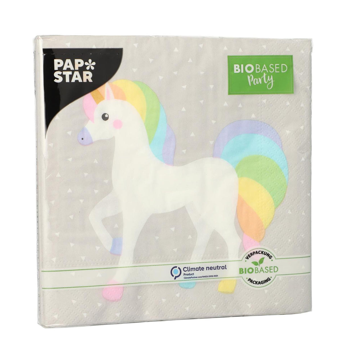 Papstar napkins unicorn 3-layer 33x33cm