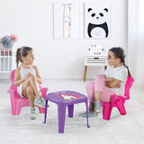 Dolu Dolu Unicorn Roze Tafel met Stoeltjes