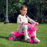 Dolu unicorn tricycle with push bar pink