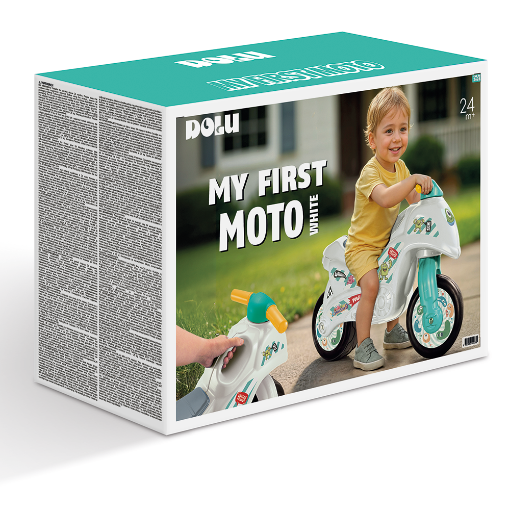 Dolu My First Moto ride-on white black