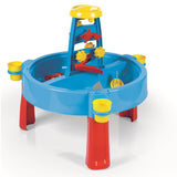 Dolu 3-in-1 sandy water table with drawing table blue red