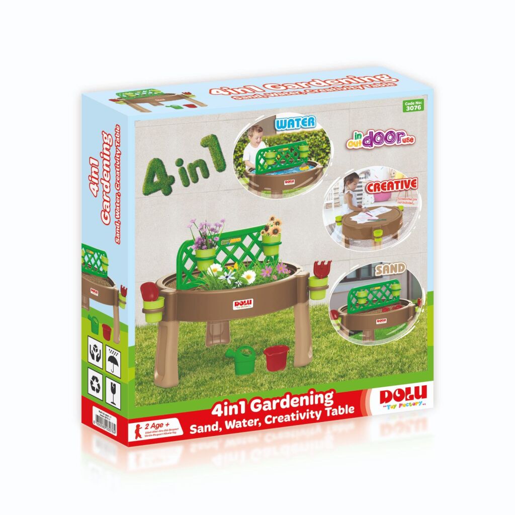 Dolu 4in1 Garden Play Tabell 80x80 cm