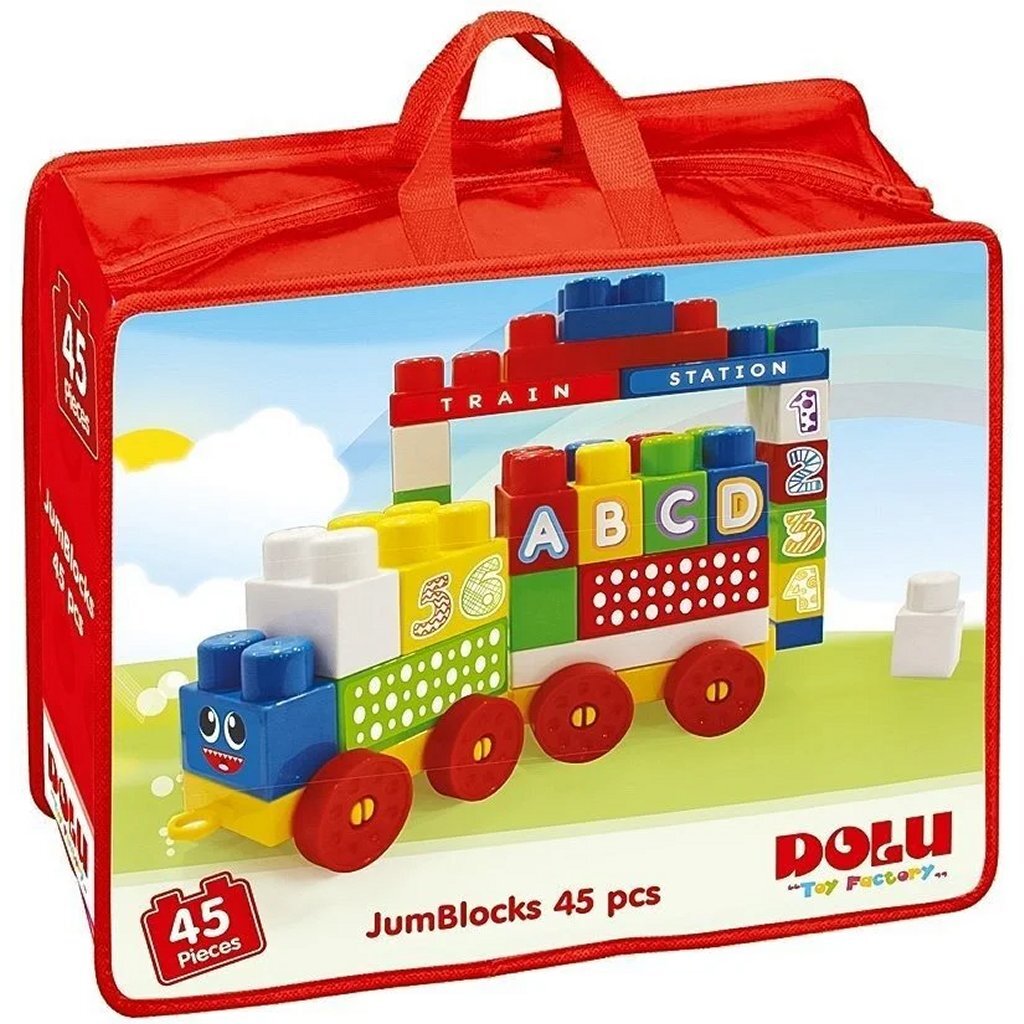 Dolu Block Train con 45 blocchi