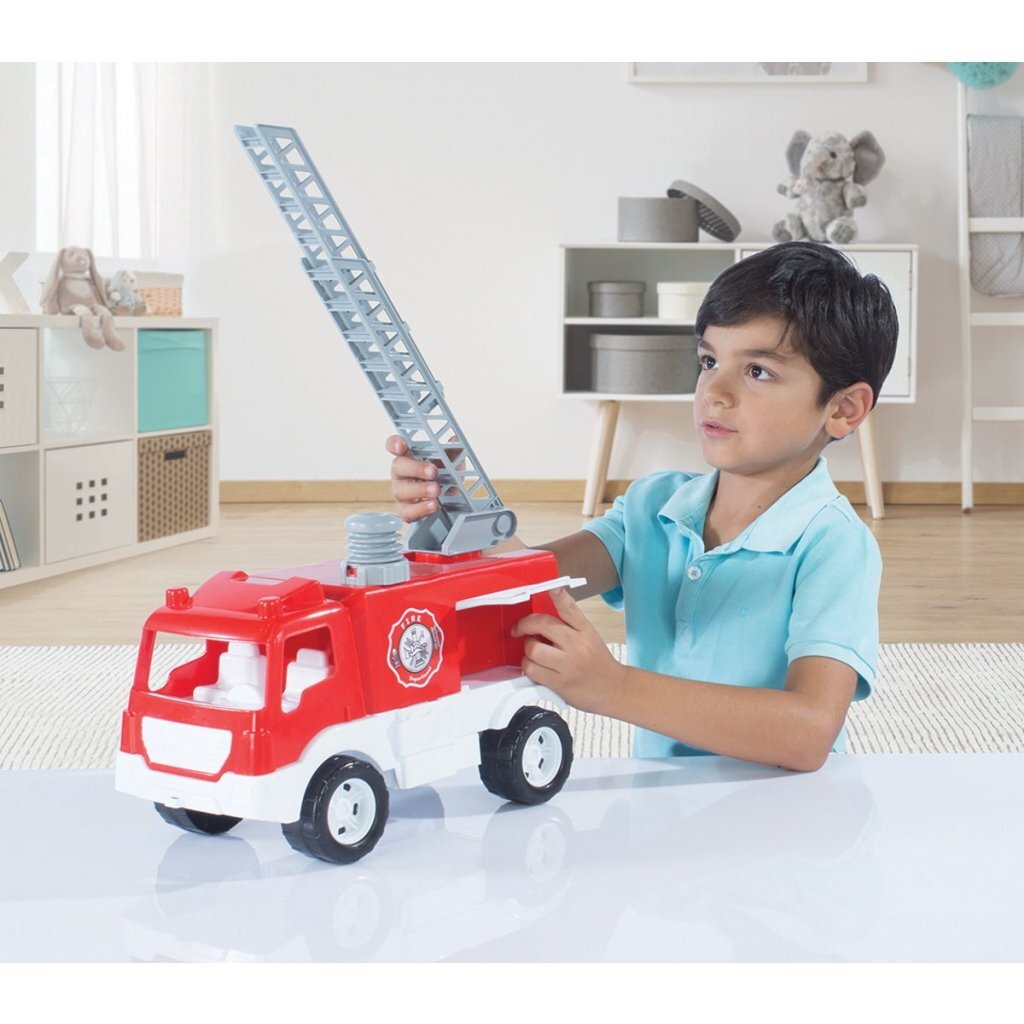 Dolu fire truck Red White