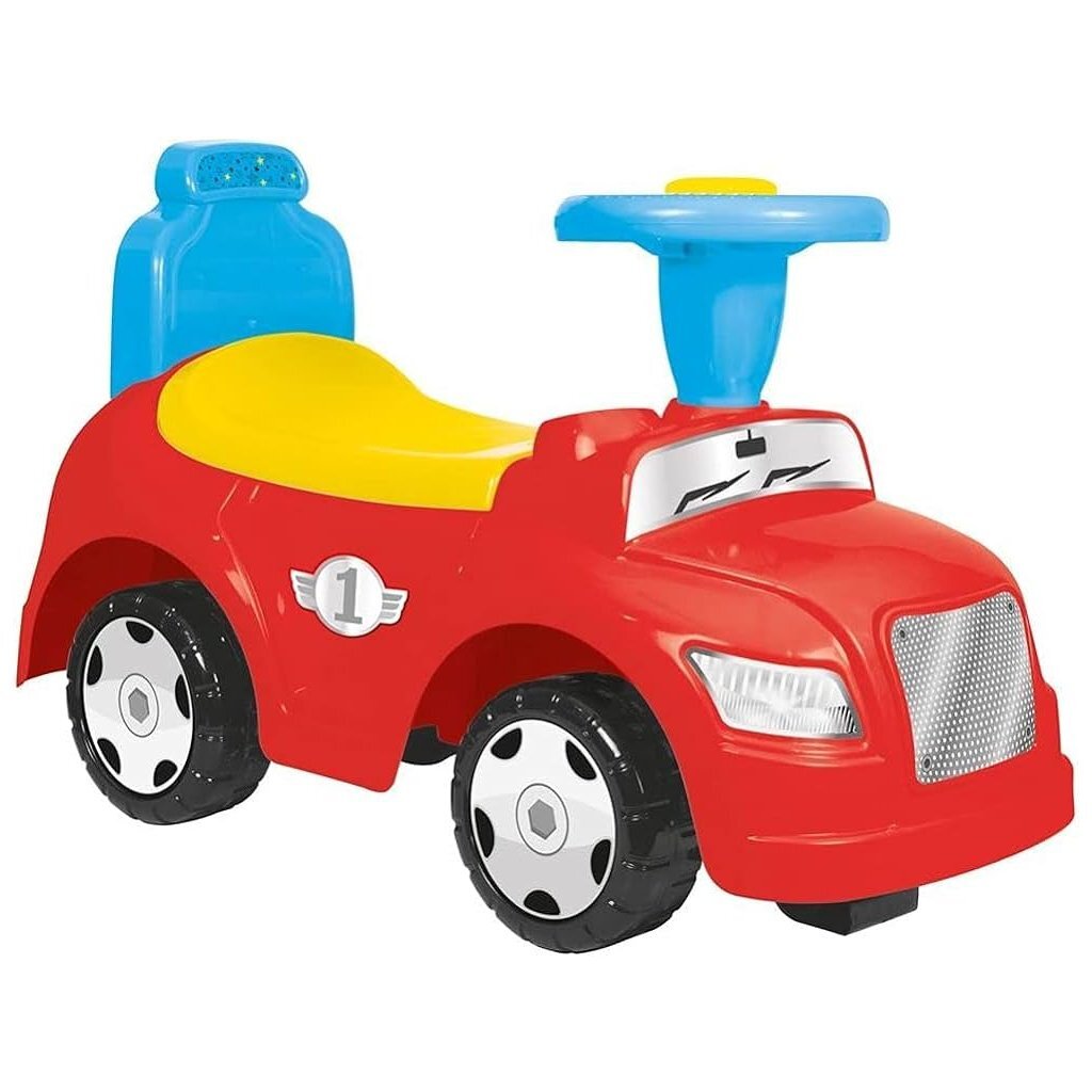 Dolu 2in1 Walking Car + Horn Red Yellow Blue Blue