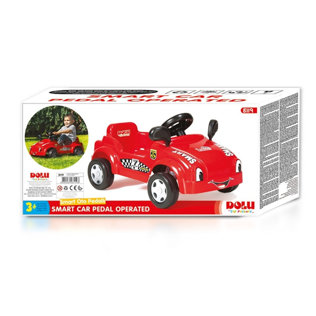 Dolu Smart Car Trapauto 42x79x49 cm Red