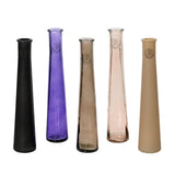 Vása decoris gloine athchúrsáilte h32cm 5 assorted