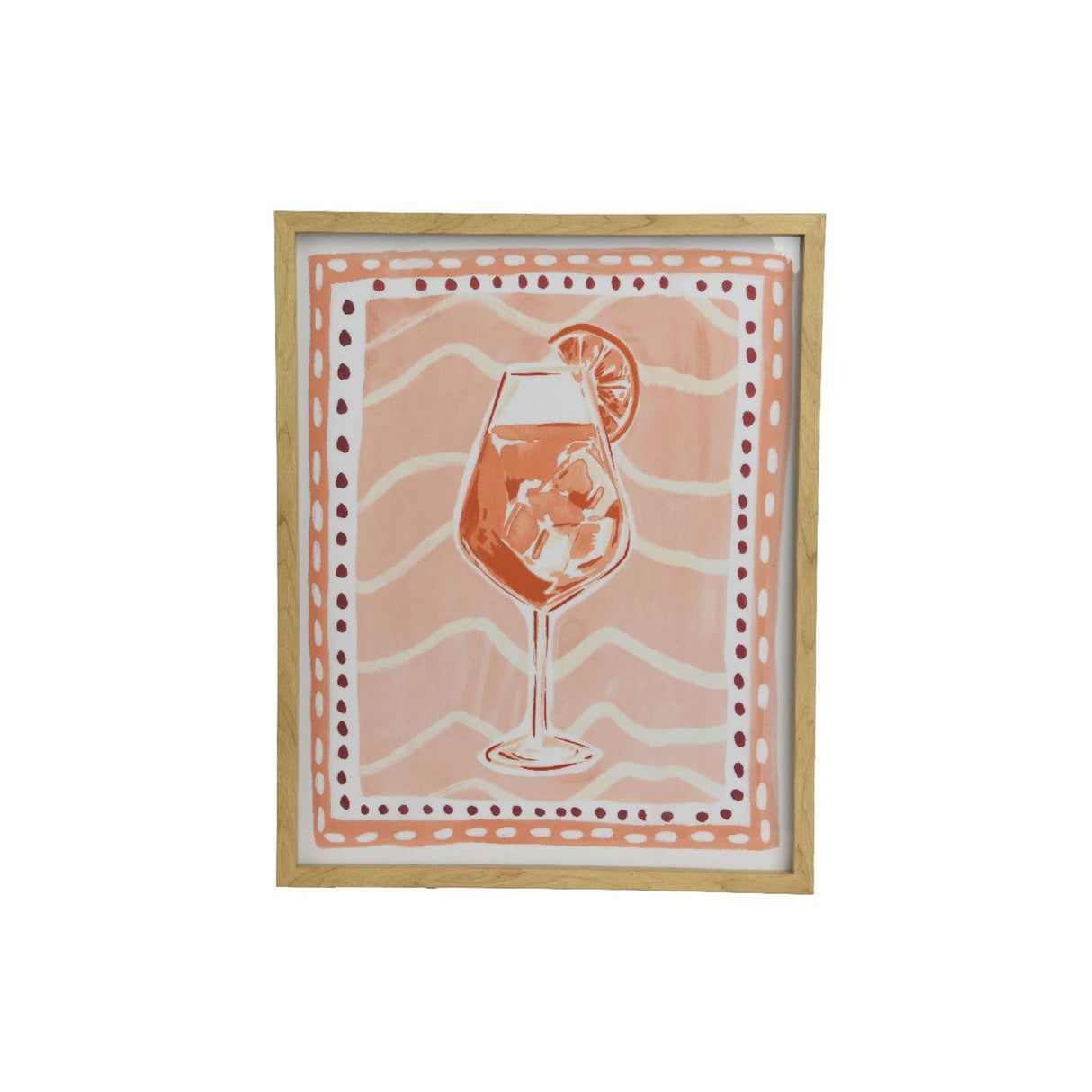 Decoris Dekoracja ścienna na płótnie koktajlowym 40x2,6x50cm