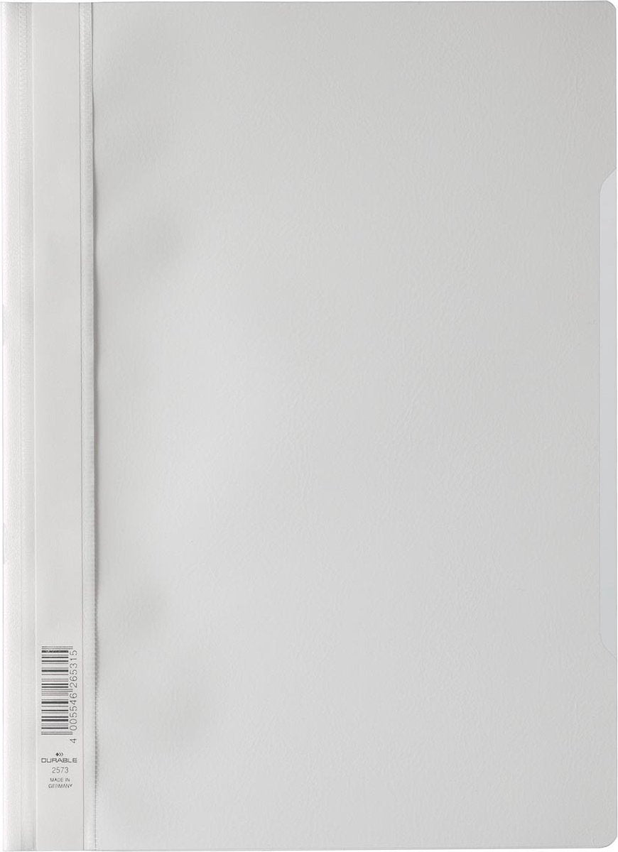 Durable quick-fix folder ft A4 white 25 pieces