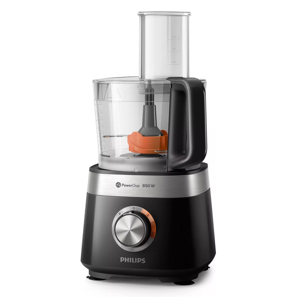 Philips HR7530 10 VIVA Collection Compact Food Processor svart rostfritt stål