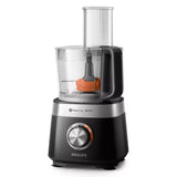 Philips HR7530 10 Viva Collection Compact food processor Black Stainless steel