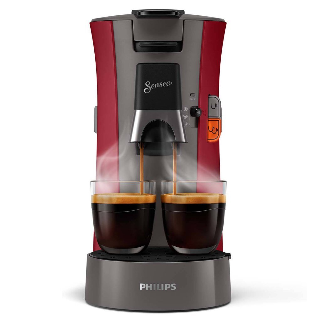 Philips CSA230 90 Senseo Select Coffee Pad Machine Red Gray