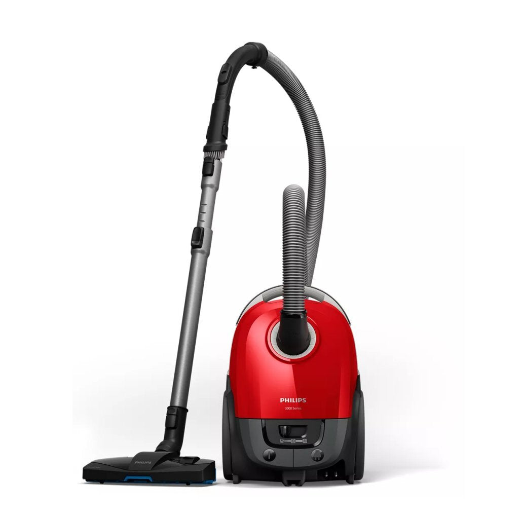 Philips XD3140 09 3000 Series Performer Compact Sukuum Cleaner 900W Red Black