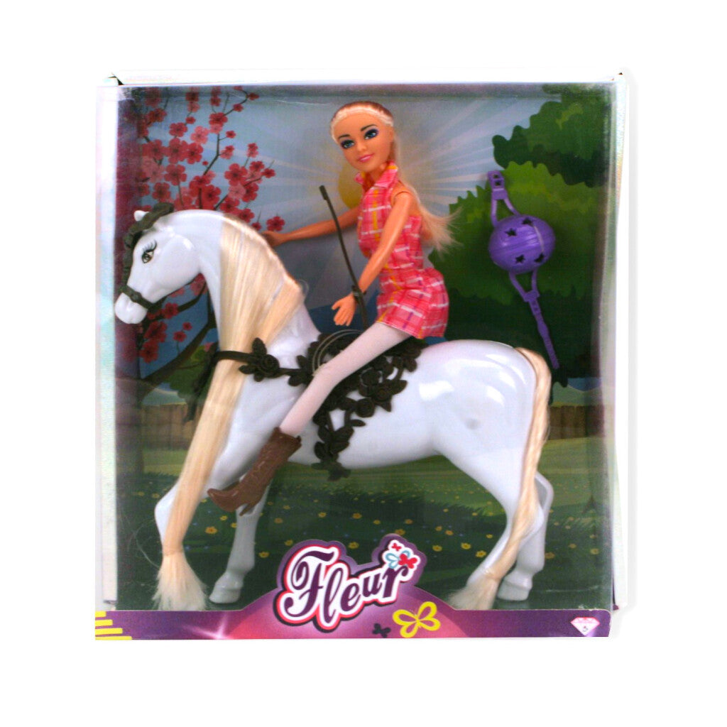 Basic Fleur Pop with Horse Set