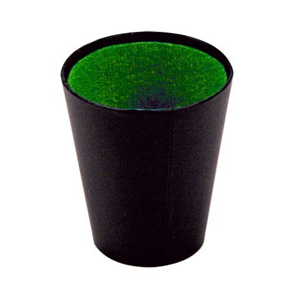 Tasse de dice de base 9 cm vert noir