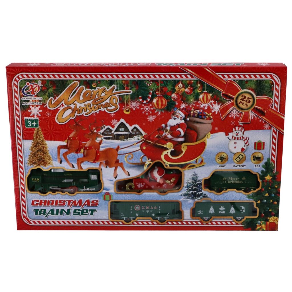 Other brands Christmas train with light and sound 25-piece