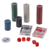 Anere Marken Poker Set am Fall 200-Stéck Aluminium