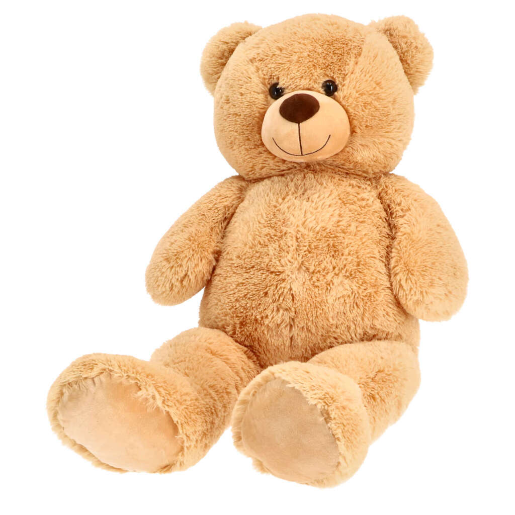 Pluchiez Hug Bear Sitting 100 cm lysebrun