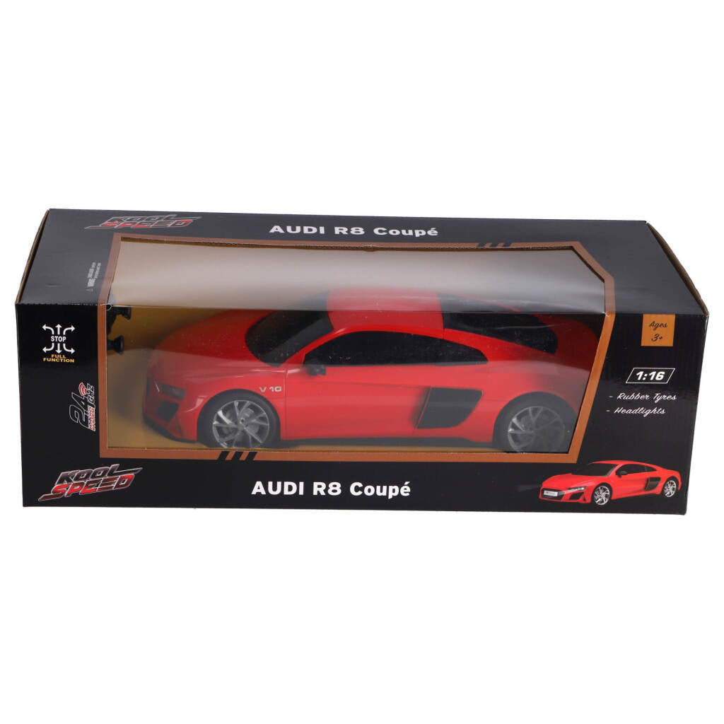 Kool Speed ​​RC Audi R8 V10 Coup eacute; 1:16 + rojo claro