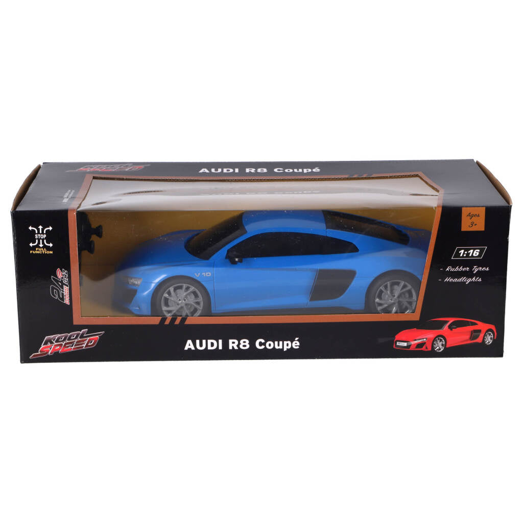 Kool Speed ​​RC Audi Audi R8 V10 COUP EACUTE; 1:16 + světle modrá