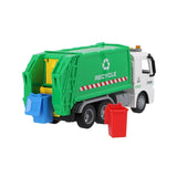 Other brands Recycle garbage truck 30 cm + light and sound green white